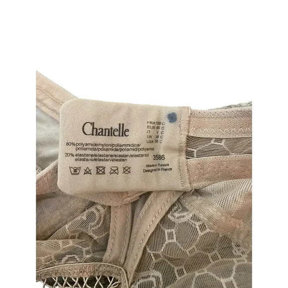 Chantelle Magnifique Full Coverage Minimizer Paris Underwire Bra Size 38C - Picture 3 of 4